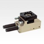 气动转台，带空心轴