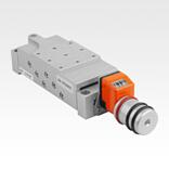 Vertical stages with mechanical position indicator