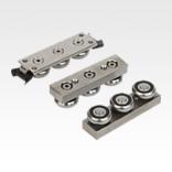 Roller carriages compact and heavy-duty version