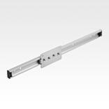 Linear guide system, aluminium, with roller guide carriage