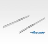 钢制伸缩滑轨用于侧方安装，过度伸出，负载能力最大 70 kg