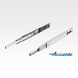 全拉式不锈钢伸缩导轨采用侧方安装，承重能力可达 100 kg