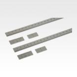 Scales, vernier scale and zero marks stainless steel, self-adhesive