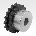 Sprockets, duplex, 1/2" x 5/16" DIN ISO 606, ready to install