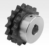 Sprockets, duplex, 5/8" x 3/8" DIN ISO 606, ready to install