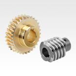 蜗杆蜗轮组套件，右旋，轴距 35 毫米