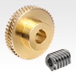 蜗杆蜗轮组套件，右旋，轴距 80 毫米