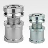 带球面调节垫圈和锁紧螺母的钢制或不锈钢高度调整元件