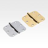 Strap hinges, steel or stainless steel, Form E, rectangular