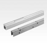 Piano hinges, stainless steel or aluminium, with double joint