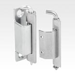 Concealed hinges steel or stainless steel, folded edge up to 20 mm