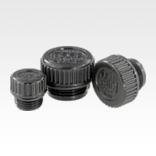 Plugs fill only knurled cap