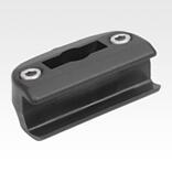 用于带圆锥形固定轮廓的侧导向装置的
扁铁塑料单夹具