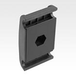 用于圆形侧导向装置的
塑料双夹具