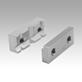 Stainless steel jaw plates for precision vices