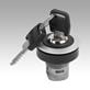 Lockable switch, snap-action, installation version, Ø 22.3 mm, type RRJ for contact elements