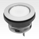 触动按钮，内置款式，Ø 22.3 mm
扁插头接口，紧凑型