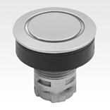 Push button with ring illumination, fitted ve,rsion Ø 22.3 mm type RRJ for contact elements