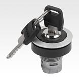 Lockable switch, snap-action, installation version, Ø 22.3 mm, type RRJ for contact elements