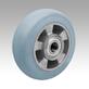 Elastic solid rubber wheels with aluminium wheel hub