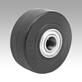 Heavy-duty wheels, solid rubber with polyamide or steel wheel hub