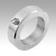 Shaft collars set screw DIN 705, stainless steel , Form A, recess