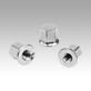 Stainless steel cap nuts with collar for Hygienic USIT® seal and shim washers
