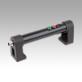 Tubular handles, plastic, with electronic switch function and two push buttons, without emergency stop