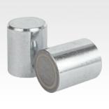 罐形磁铁，材质为 AlNiCo，无配合公差