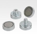 磁铁（带座磁铁），材质为 NdFeB