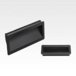 Recessed handles, plastic 