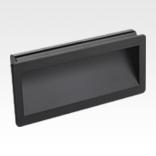 Recessed handles, plastic 