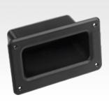 Recessed handles, plastic, screw-on