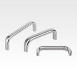 Pull handles stainless steel, oval