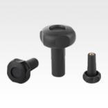 Star grips with extended hub