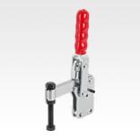 垂直压紧式快速夹钳，带直底座和可调压杆
