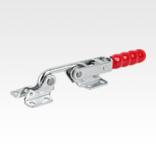 钢制或不锈钢水平压紧式挂钩夹钳，带固定夹具