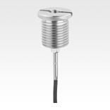 Locating bushes, stainless steel with status sensor, for ball lock pins with twist knob