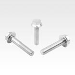 Hex head bolt, stainless steel, with low head 
for Hygienic USIT® seal and shim washer