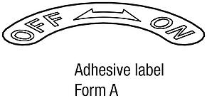 Indexing plungers, steel with plastic twist knob and tapered indexing pin, Form A