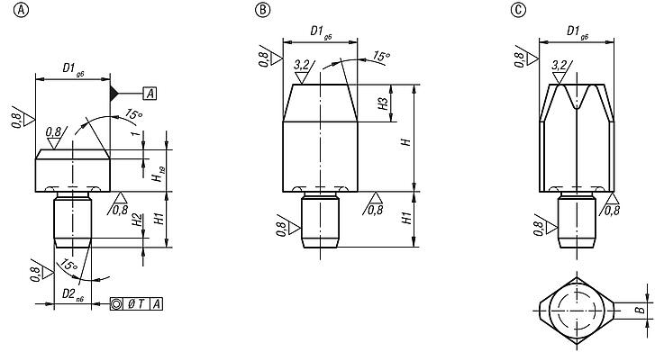 定位销和止动销 DIN 6321