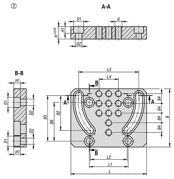 用于 T 型槽和栅格系统的转接板
