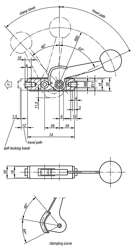 Clamping element “arness”