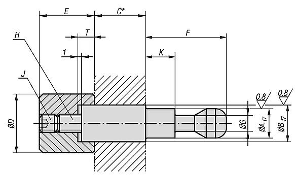 Clamping pins (high force)