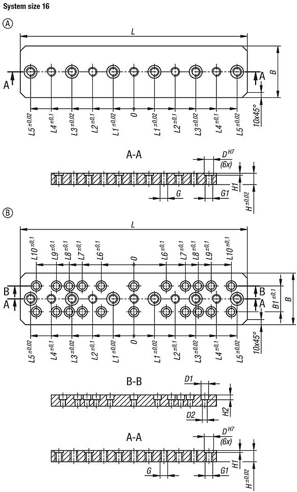 Adapter plates for draw-down clamping systems