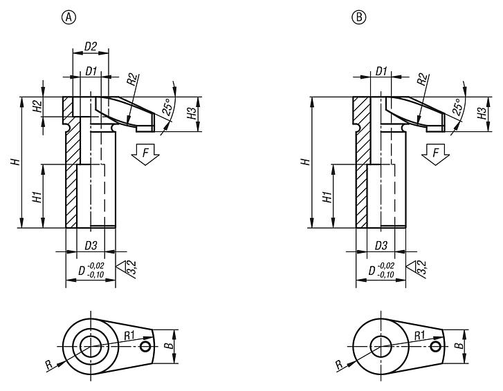 Hook clamps with protective insert