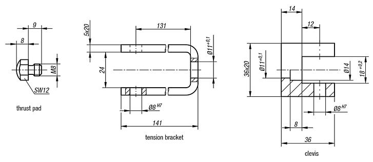 Clamping element “arness”