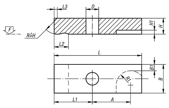 夹紧块，可旋转