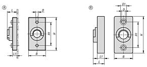 用于塑料或锌制舌簧的适配器