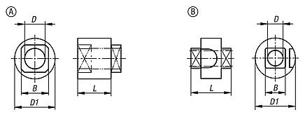 用于锌制舌簧的衬套
